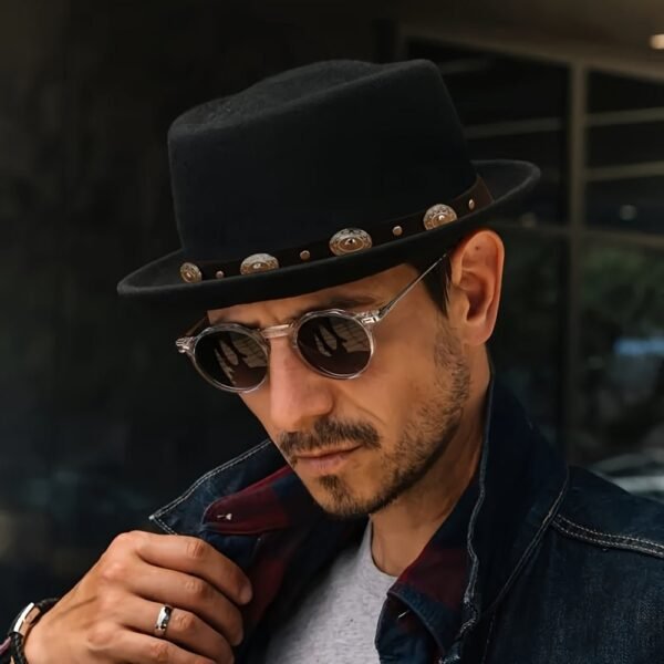 Retro Pork Pie Hat - Image 7