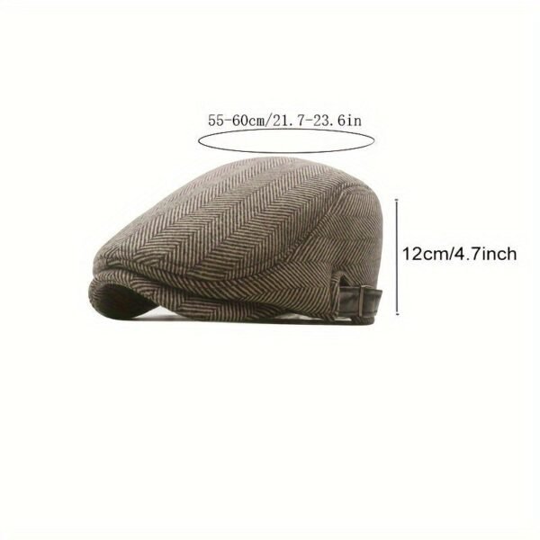 Retro Newsboy Cap - Image 6