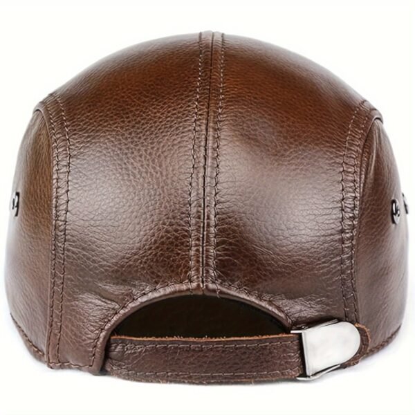 Leather Newsboy Cap - Image 10
