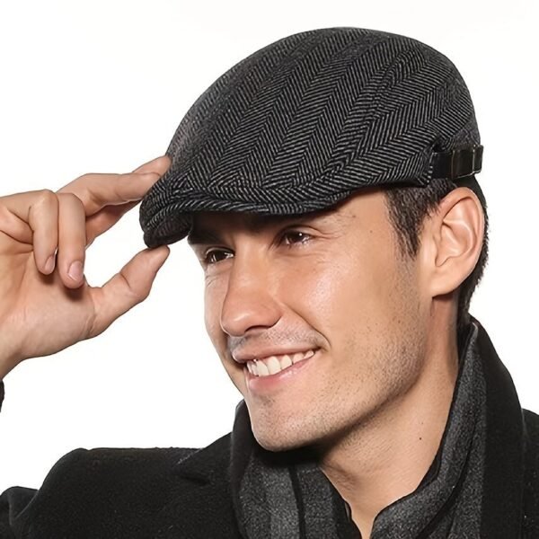Breathable Mesh Newsboy Cap - Image 3